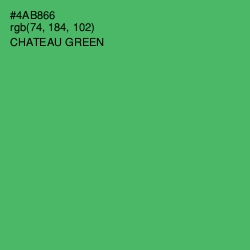 #4AB866 - Chateau Green Color Image
